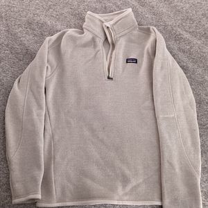 Patagonia womens quarter-zip fleece sweater